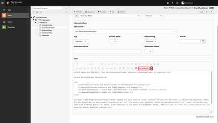 Text in einer Quellcodeansicht